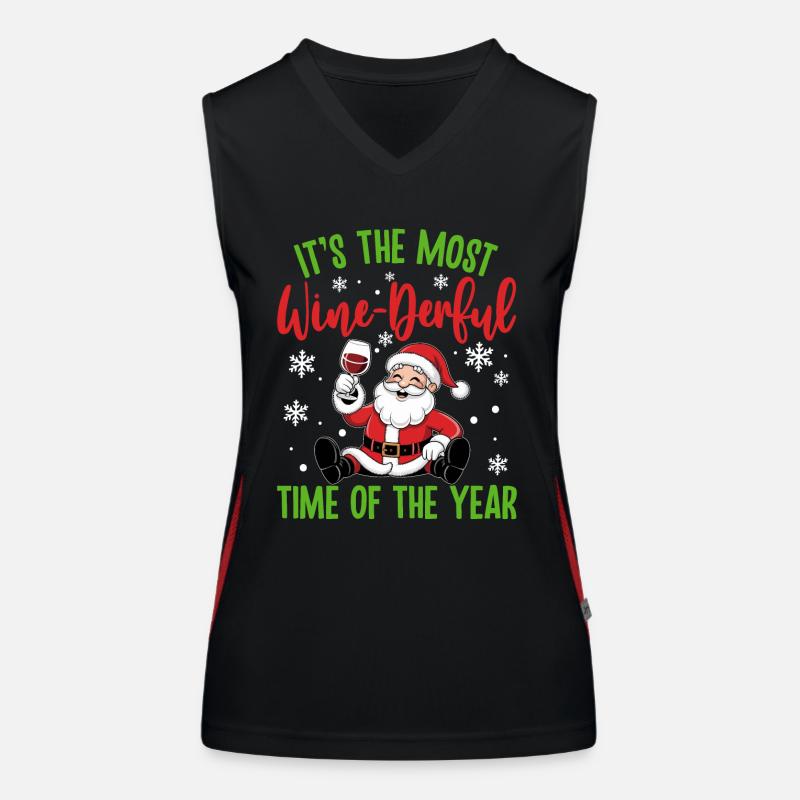 C’est la période la plus viticole de l’année Noël Débardeur respirant contrasté Femme