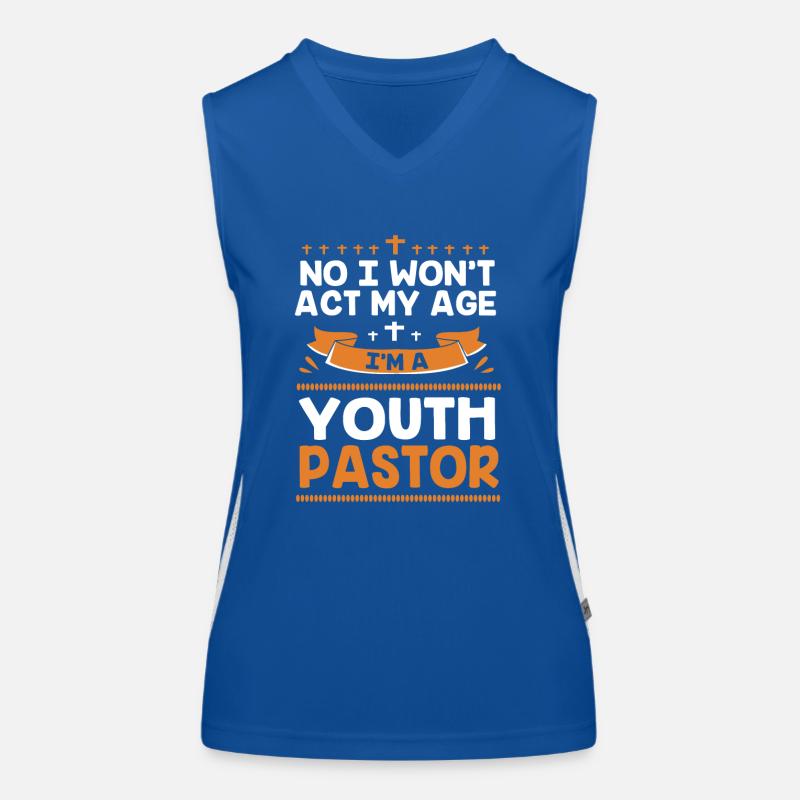 Pasteur des jeunes Débardeur respirant contrasté Femme