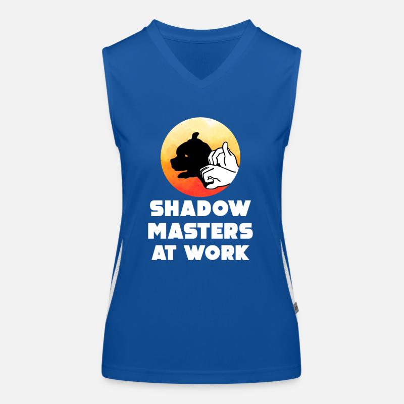 Shadow Masters At Work Shadow Puppetry Women's Functional Contrast Tank Top