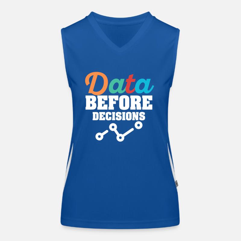 Data Or It Didn't Happen For Student Women's Functional Contrast Tank Top