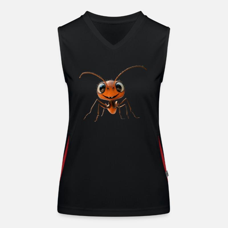 Ant Forest Ant Fire Ant Insect Cute Ants Women's Functional Contrast Tank Top