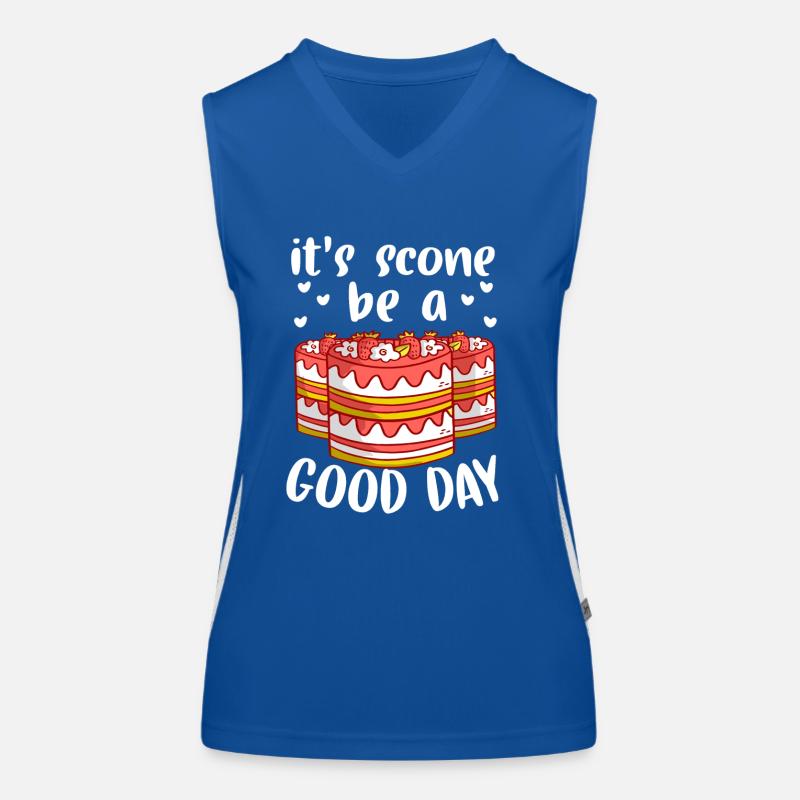 Pâtissier C’est Scone Be Good Baker Baking Débardeur respirant contrasté Femme