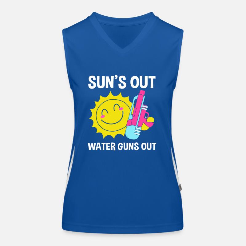 Wasserpistole Funktionelles Kontrast-Tank Top für Frauen