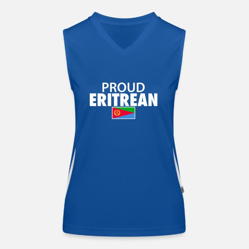 Fier Érythréen Érythrée Drapeau érythréen Érythréen Débardeur respirant contrasté Femme