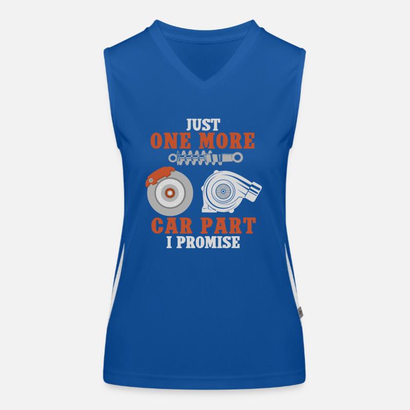 Nur Ein Teil Mehr Versprochen Auto Funktionelles Kontrast-Tank Top für Frauen