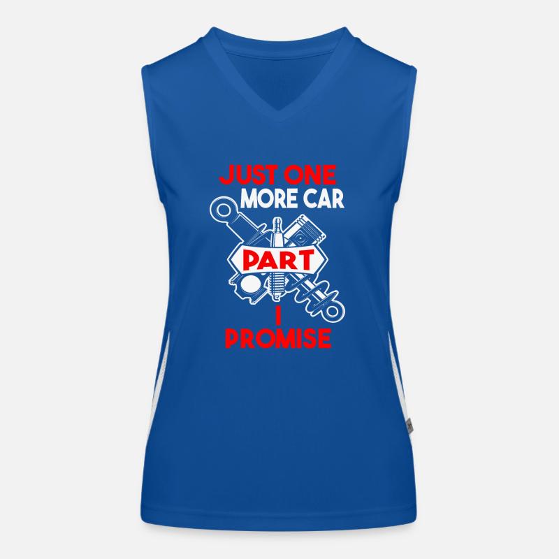 Nur Ein Teil Mehr Versprochen Auto Funktionelles Kontrast-Tank Top für Frauen