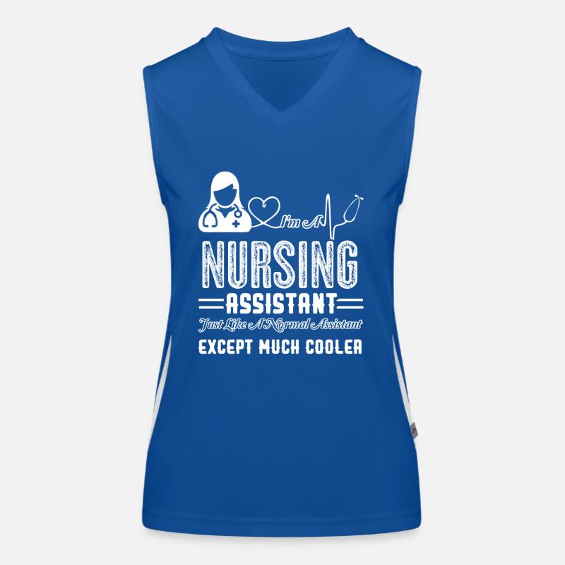 Cooler Nursing Assistant Women's Functional Contrast Tank Top