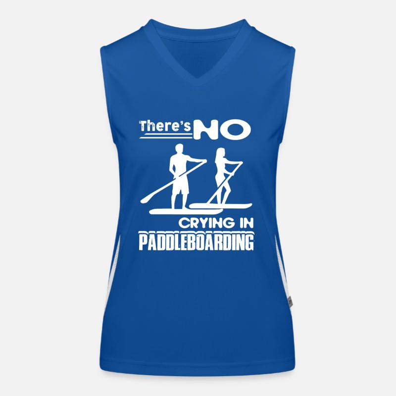 Paddleboarding No Crying In Paddleboarding Women's Functional Contrast Tank Top