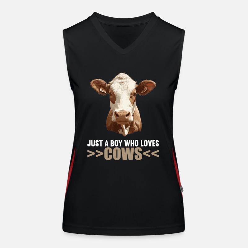 Vaches Vache Débardeur respirant contrasté Femme