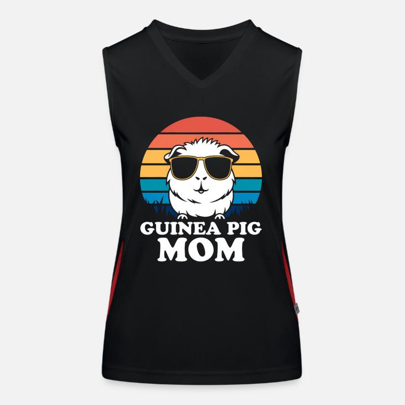 Dicton de cochon d’Inde, Cadeau de cochon d’Inde Débardeur respirant contrasté Femme