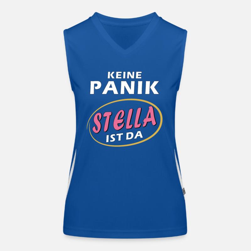 DON'T PANIC STELLA IS HERE Women's Functional Contrast Tank Top