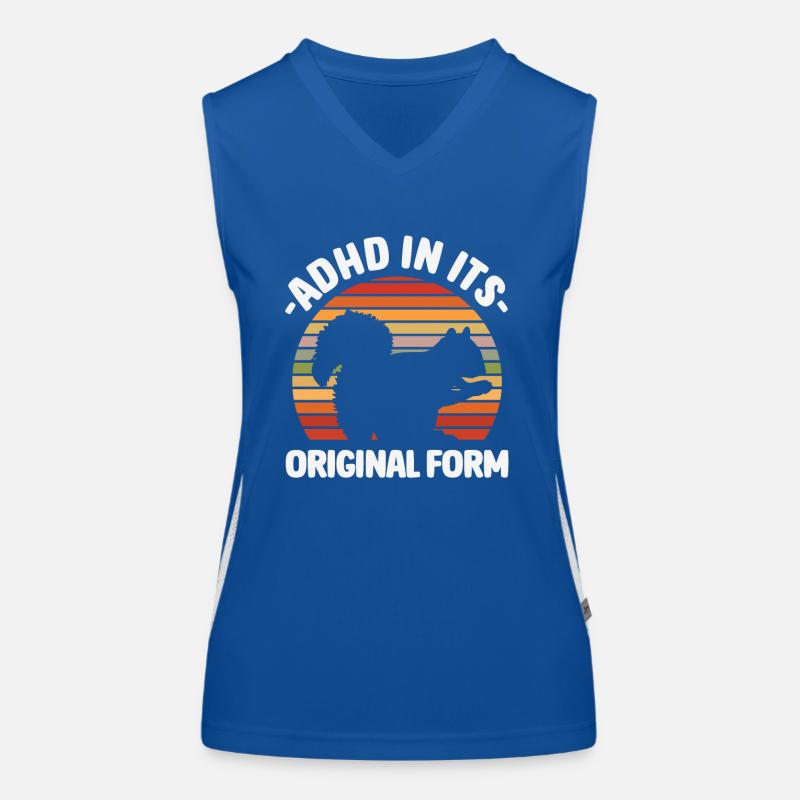 Le TDAH dans sa forme originale Créatif Débardeur respirant contrasté Femme