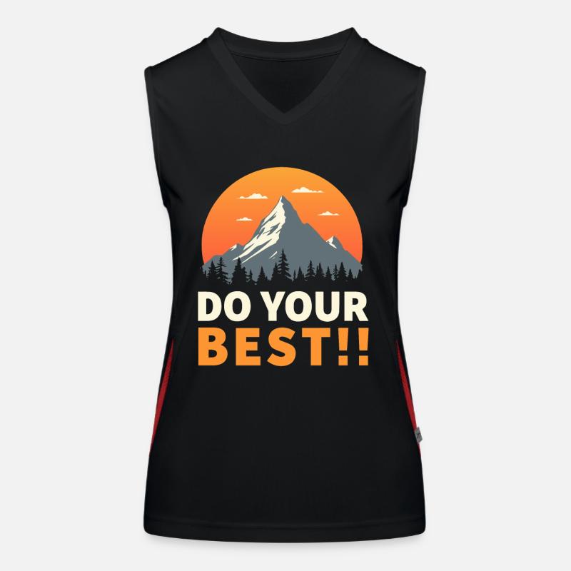 TRENDING QUOTE Women's Functional Contrast Tank Top