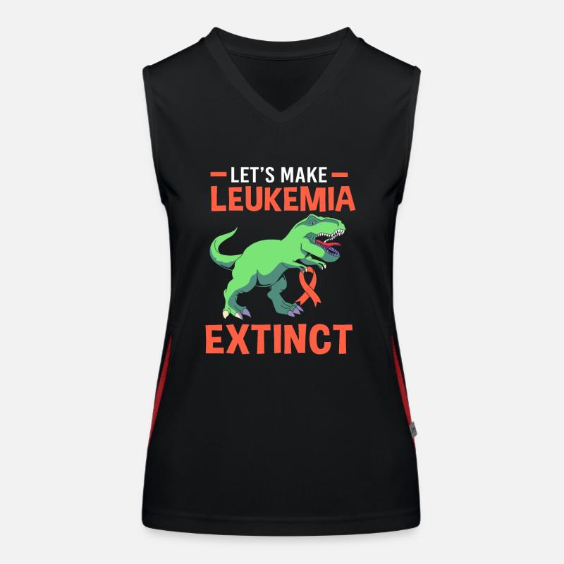 Leukämie Bewusstsein Funktionelles Kontrast-Tank Top für Frauen