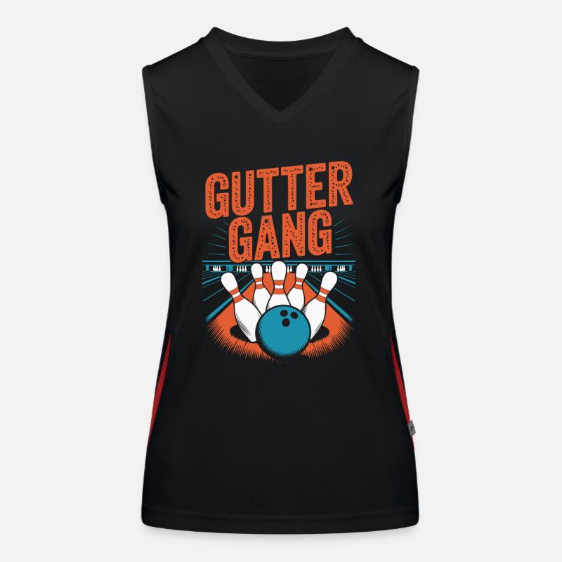 Gutter Gang Bowling Women's Functional Contrast Tank Top