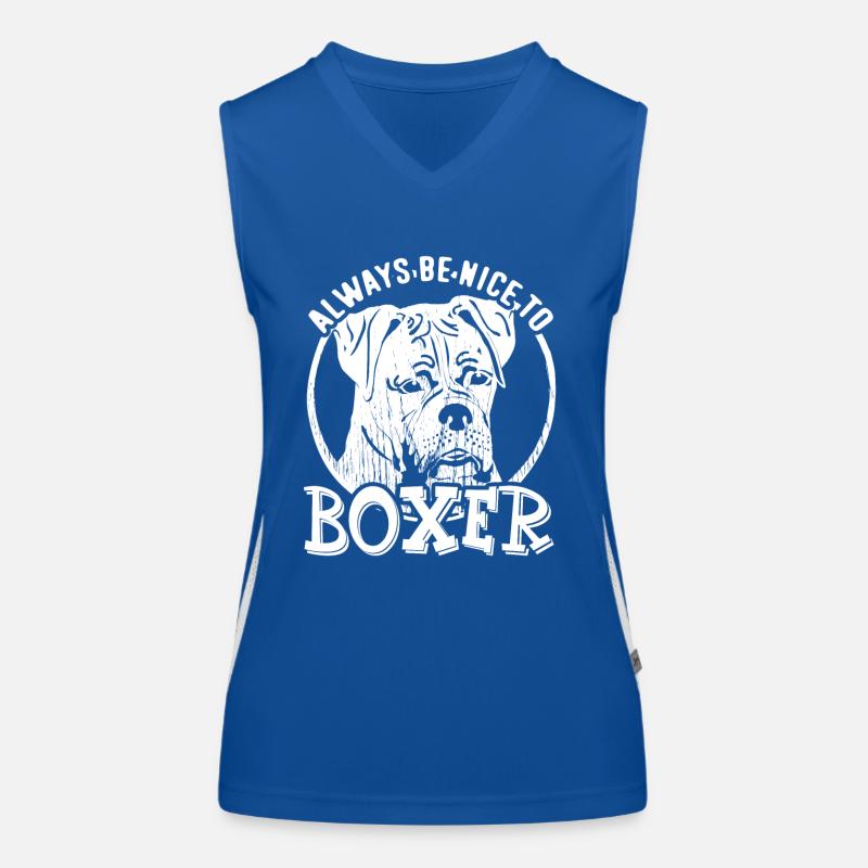 Always Be Nice To Boxer Women's Functional Contrast Tank Top