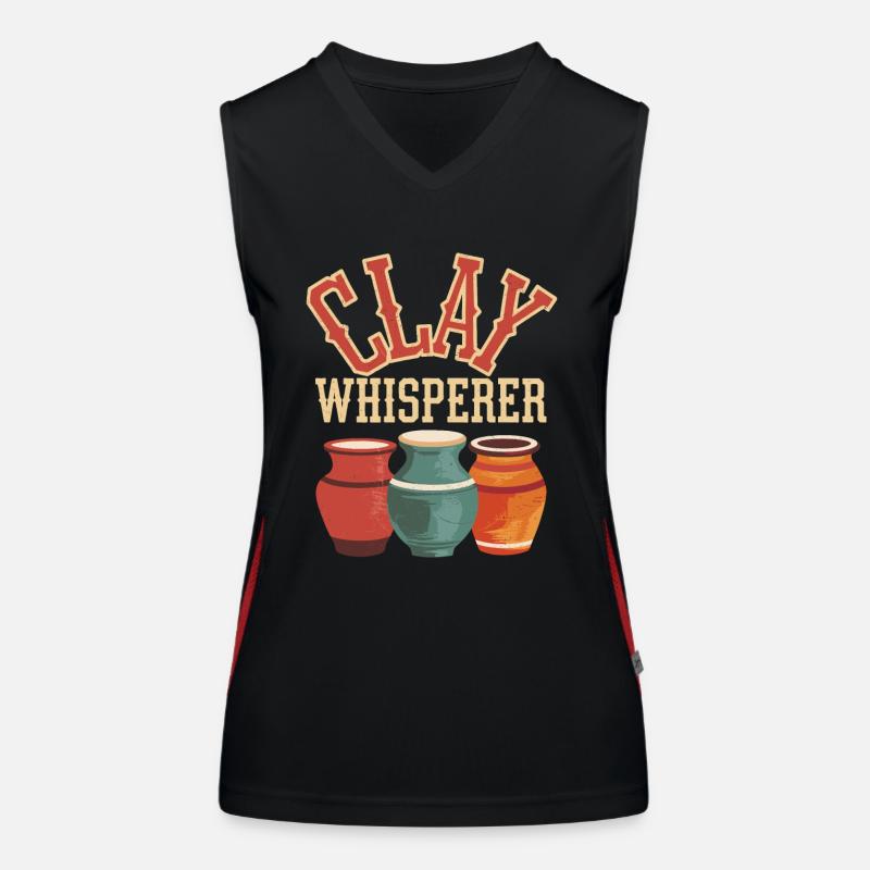 Pottery Fun pottery Women's Functional Contrast Tank Top