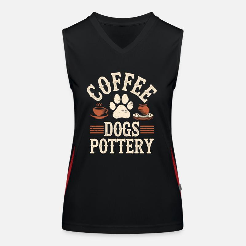 Pottery Fun pottery Women's Functional Contrast Tank Top
