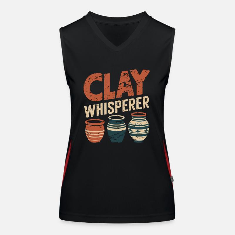 Pottery Fun pottery Women's Functional Contrast Tank Top