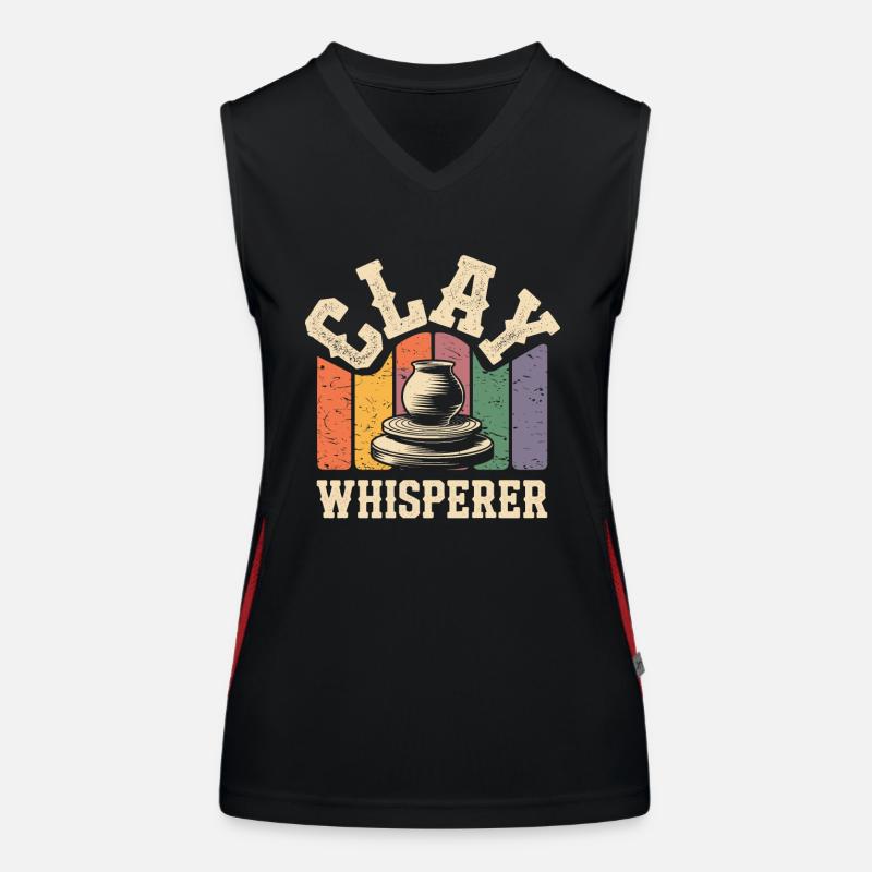 Pottery Fun pottery Women's Functional Contrast Tank Top