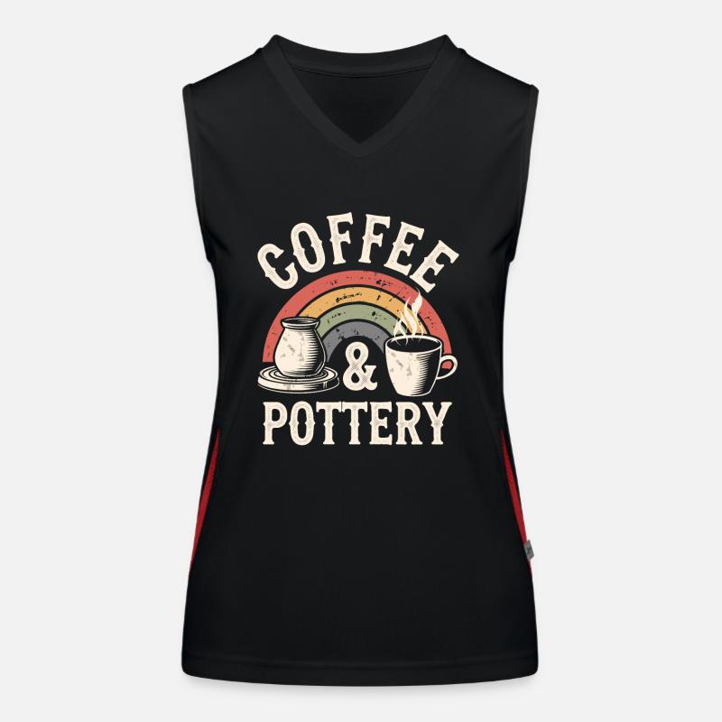 Pottery Fun pottery Women's Functional Contrast Tank Top