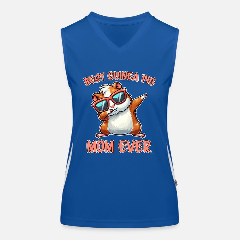 Dicton de cochon d’Inde, Cadeau de cochon d’Inde Débardeur respirant contrasté Femme