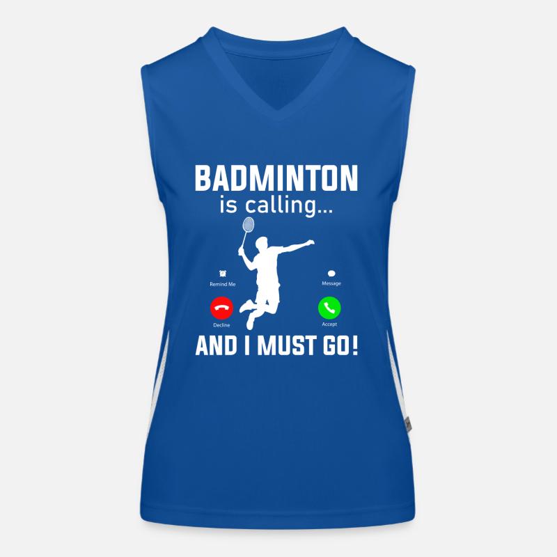 Volant de badminton Débardeur respirant contrasté Femme