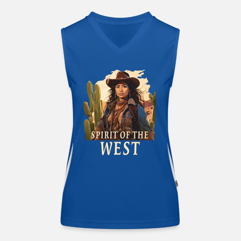 L’ DE L’OUEST Débardeur respirant contrasté Femme