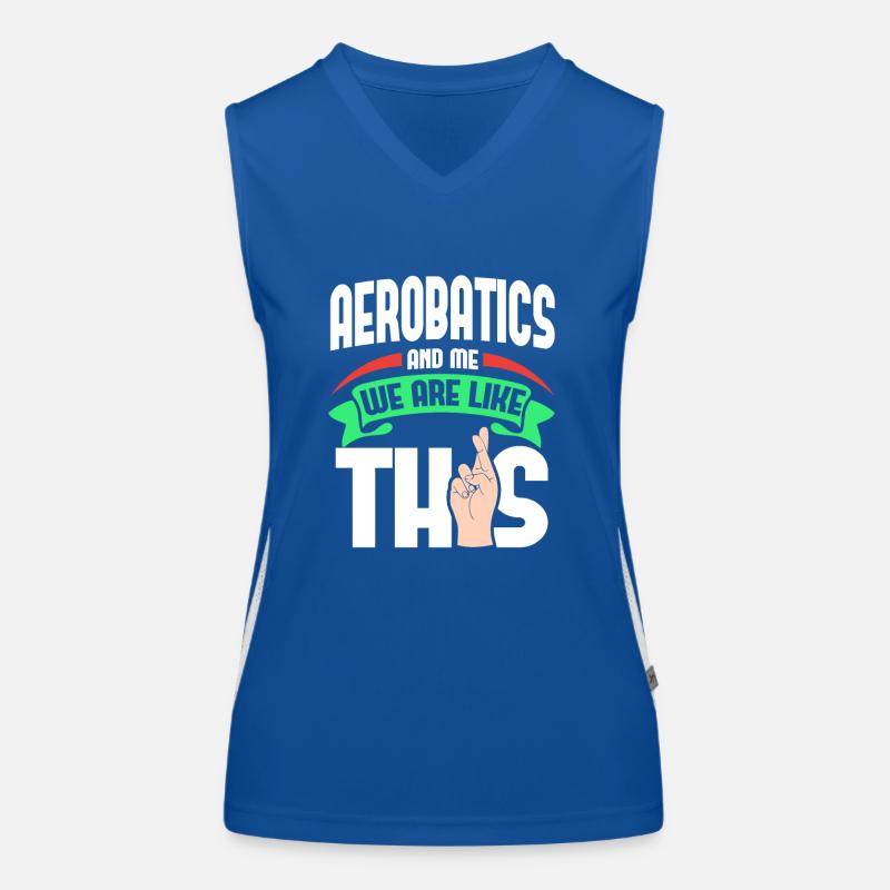 Kunstflug Ich bin wie Funktionelles Kontrast-Tank Top für Frauen