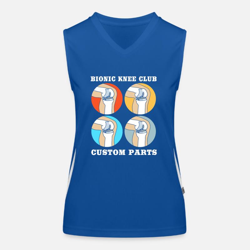 Knee Surgery Women's Functional Contrast Tank Top