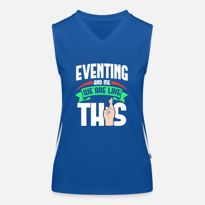 Concours complet moi, c’est comme Débardeur respirant contrasté Femme