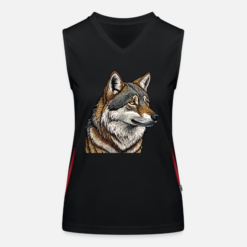 LOUP Débardeur respirant contrasté Femme