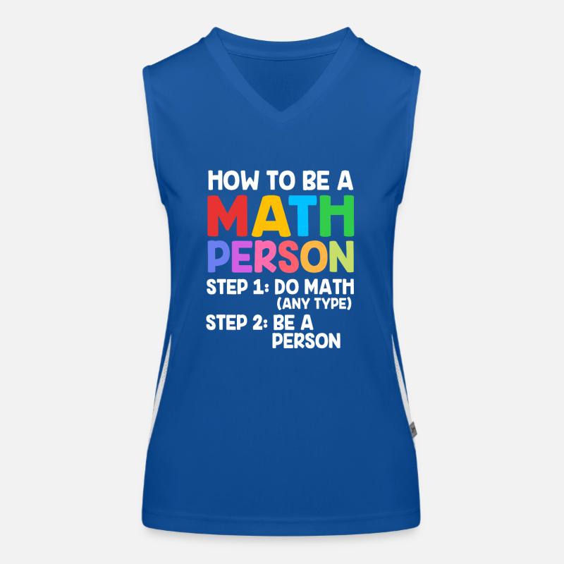 Mathematik Funktionelles Kontrast-Tank Top für Frauen