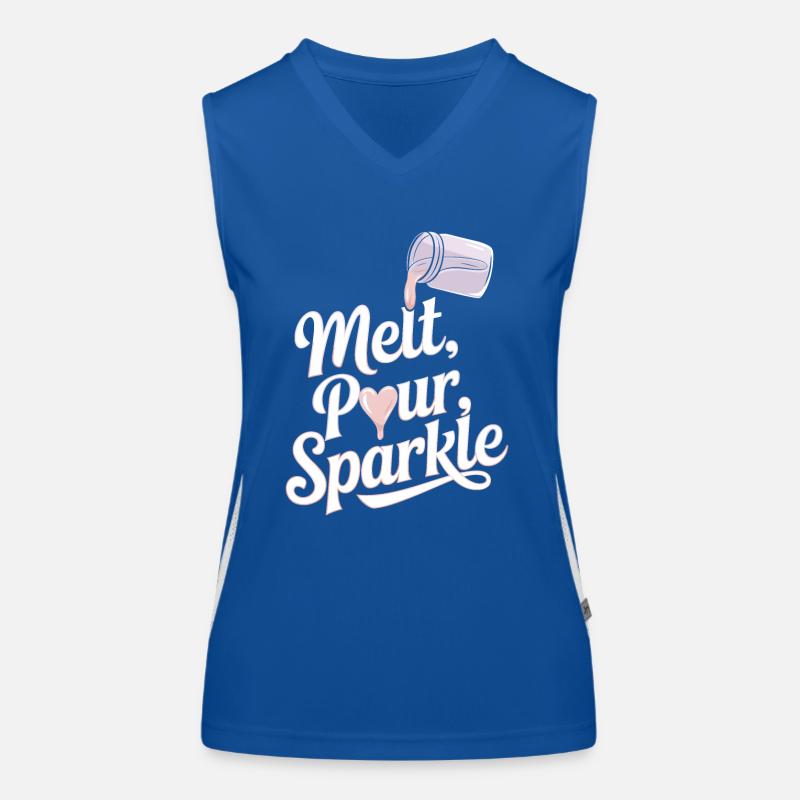 Des bougies faites à la main et créatives à fabriquer soi-même Débardeur respirant contrasté Femme