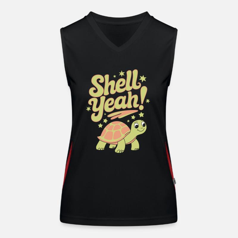 Turtle care for owners of Women's Functional Contrast Tank Top