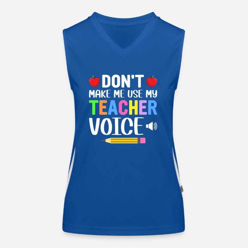 Enseignant Débardeur respirant contrasté Femme