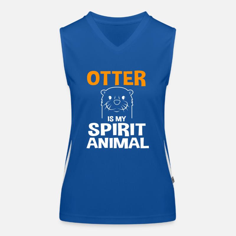 Otter Funktionelles Kontrast-Tank Top für Frauen