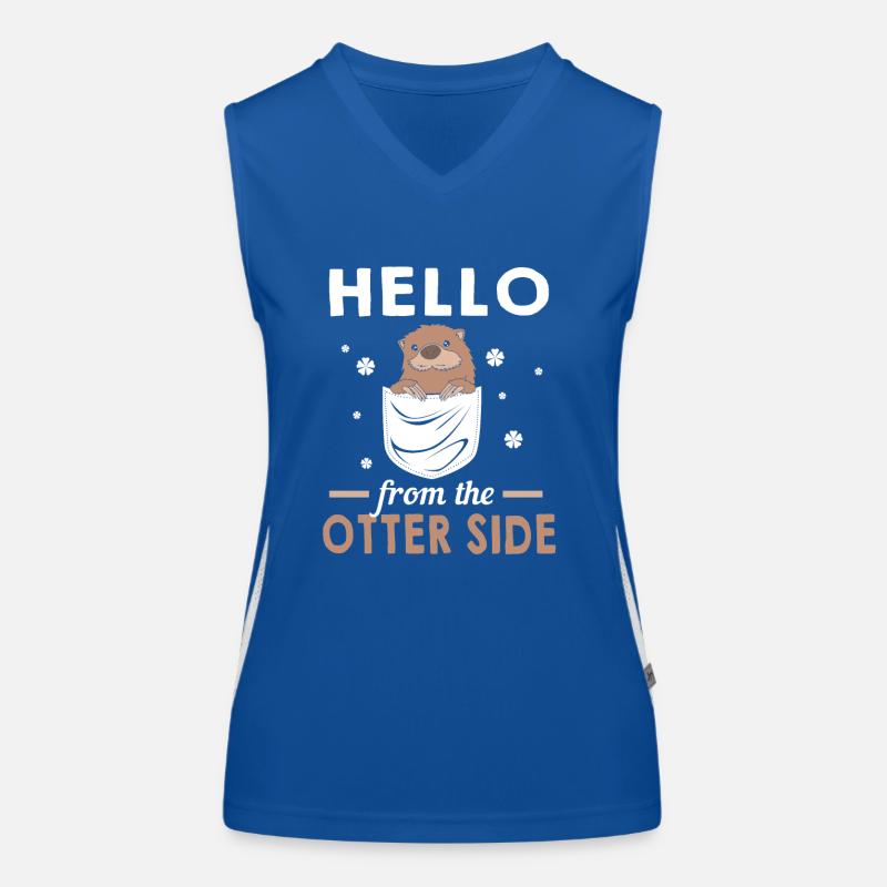 Otter Funktionelles Kontrast-Tank Top für Frauen