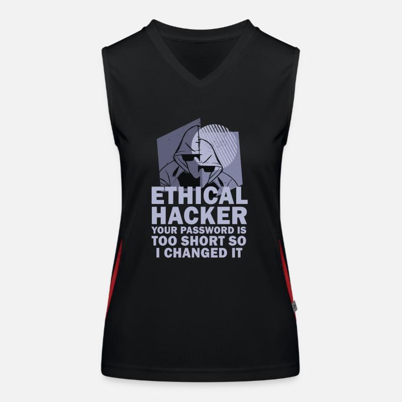 Ethical Hacker Cybersecurity Expertise Women's Functional Contrast Tank Top