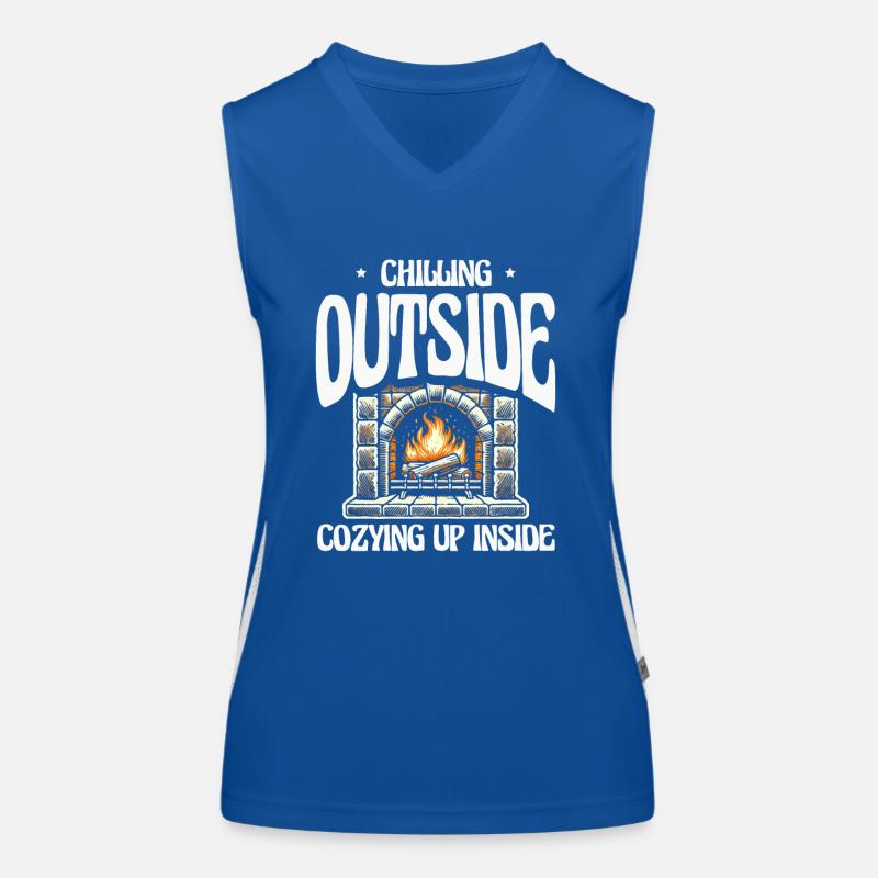 Chilling outside, cosy inside, wintry Women's Functional Contrast Tank Top