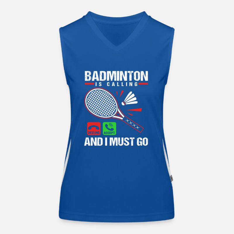 Badminton Funktionelles Kontrast-Tank Top für Frauen