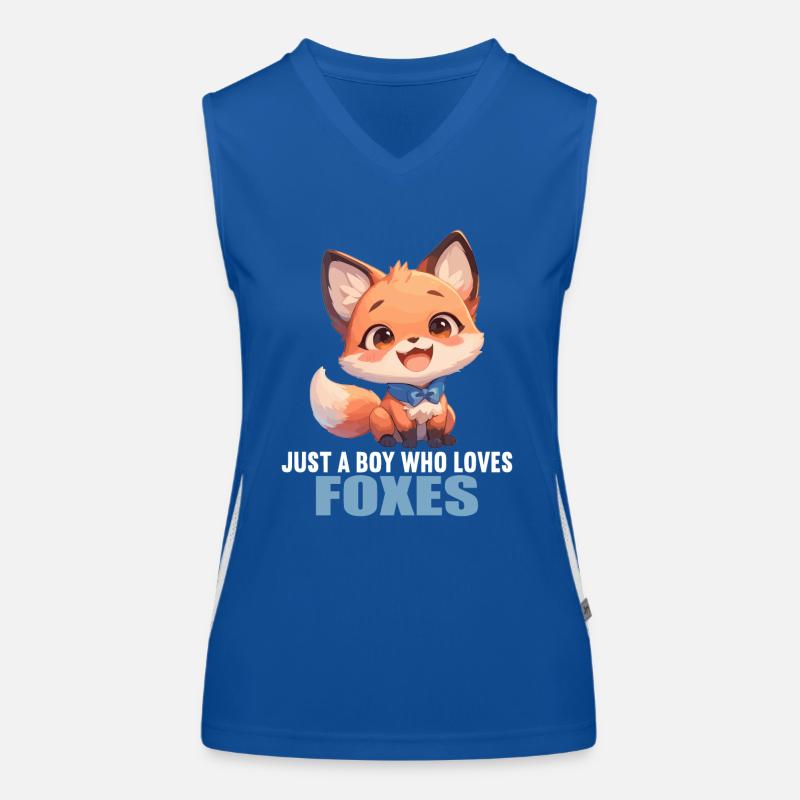 Füchse Fuchs Funktionelles Kontrast-Tank Top für Frauen