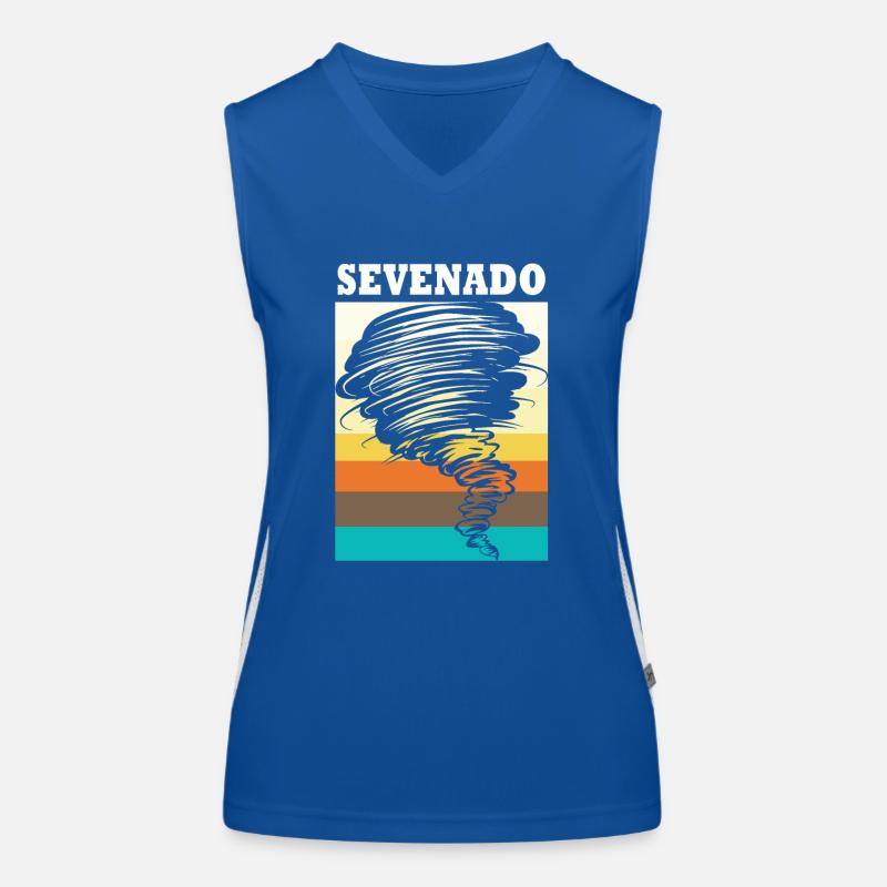 Tornado Geburtstag Kindergeburtstag Funktionelles Kontrast-Tank Top für Frauen
