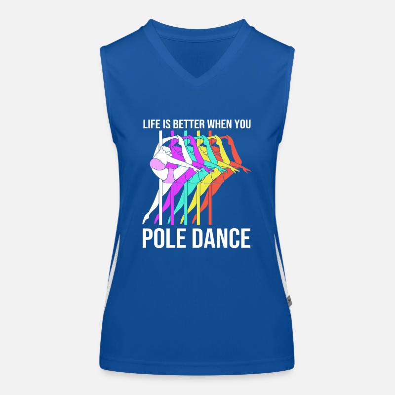 Pole Dance Women's Functional Contrast Tank Top