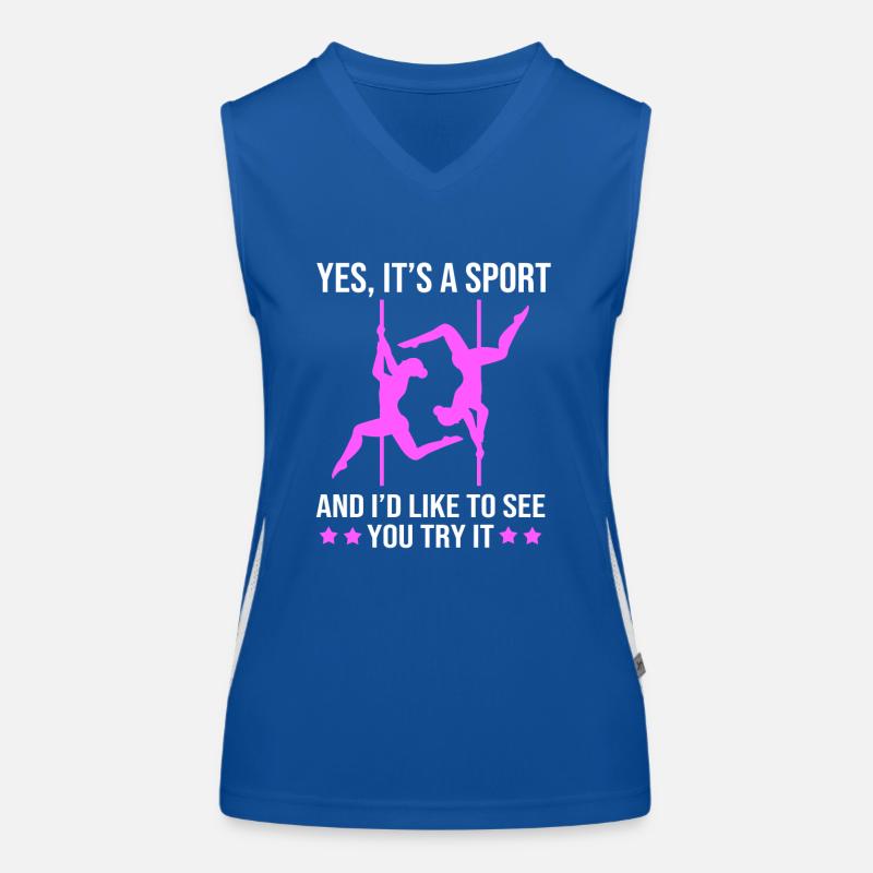 Pole Dance Women's Functional Contrast Tank Top