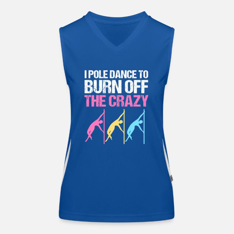 Pole Dance Débardeur respirant contrasté Femme