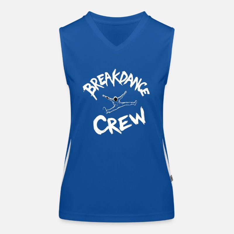 Breakdance Crew Breakdance Breakdancing Breakdance Débardeur respirant contrasté Femme