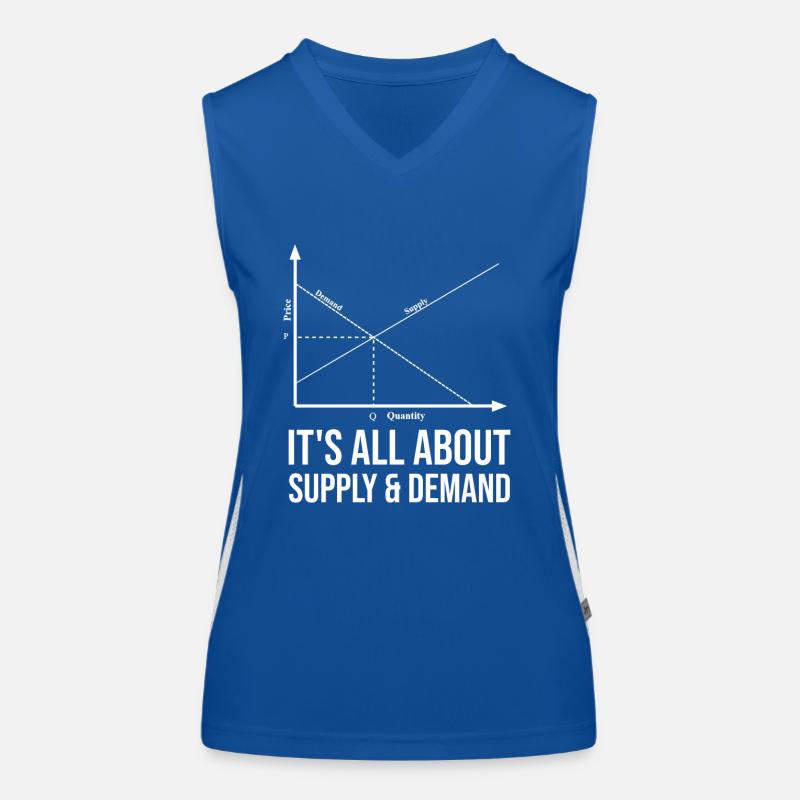 It's all about supply and demand Women's Functional Contrast Tank Top
