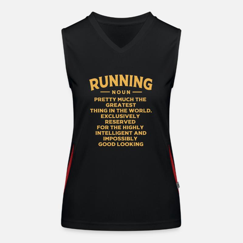 Marathon Marathonläufer Funktionelles Kontrast-Tank Top für Frauen