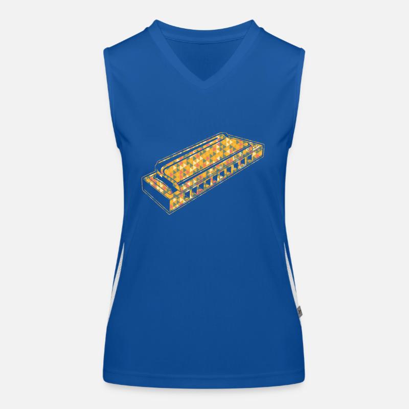 Harmonica Geometric Women's Functional Contrast Tank Top